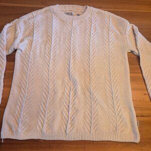 Orvis Women's Chenile Long Sleeve Sweater Creamy White - Size L